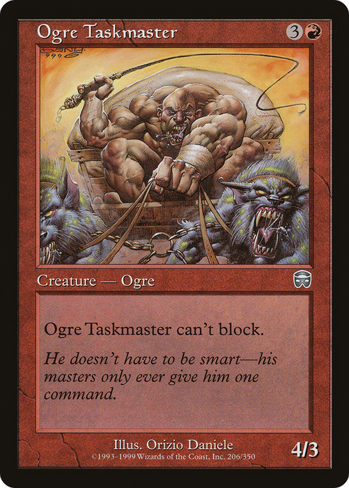 Ogre Taskmaster (MMQ-206) - uncommon - Foil