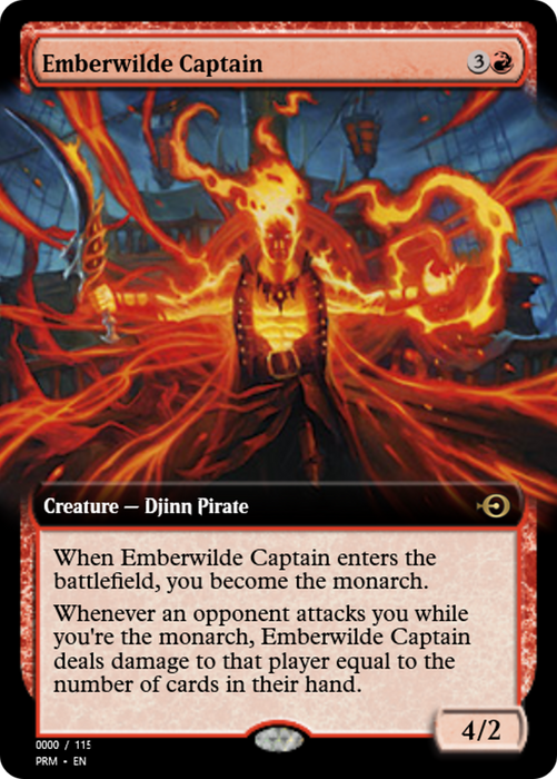 Emberwilde Captain (PRM-86012) - rare - Foil