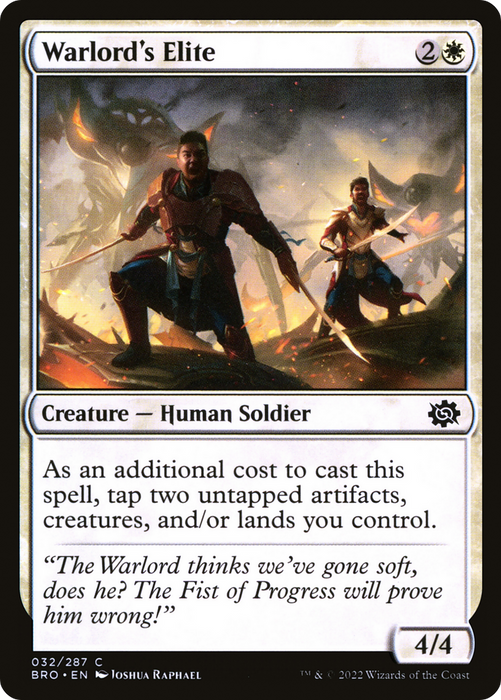 Warlord's Elite (BRO-032) - common - Foil