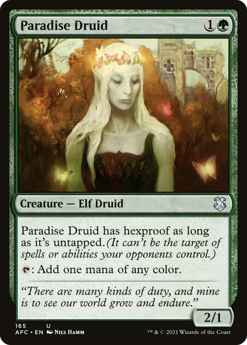 Paradise Druid (AFC-165) - uncommon