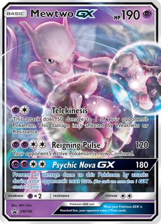 Mewtwo GX (SM196) - SP  - Promo - Holofoil