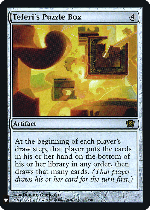 Teferi's Puzzle Box (LIST-8ED-316) - rare - Foil