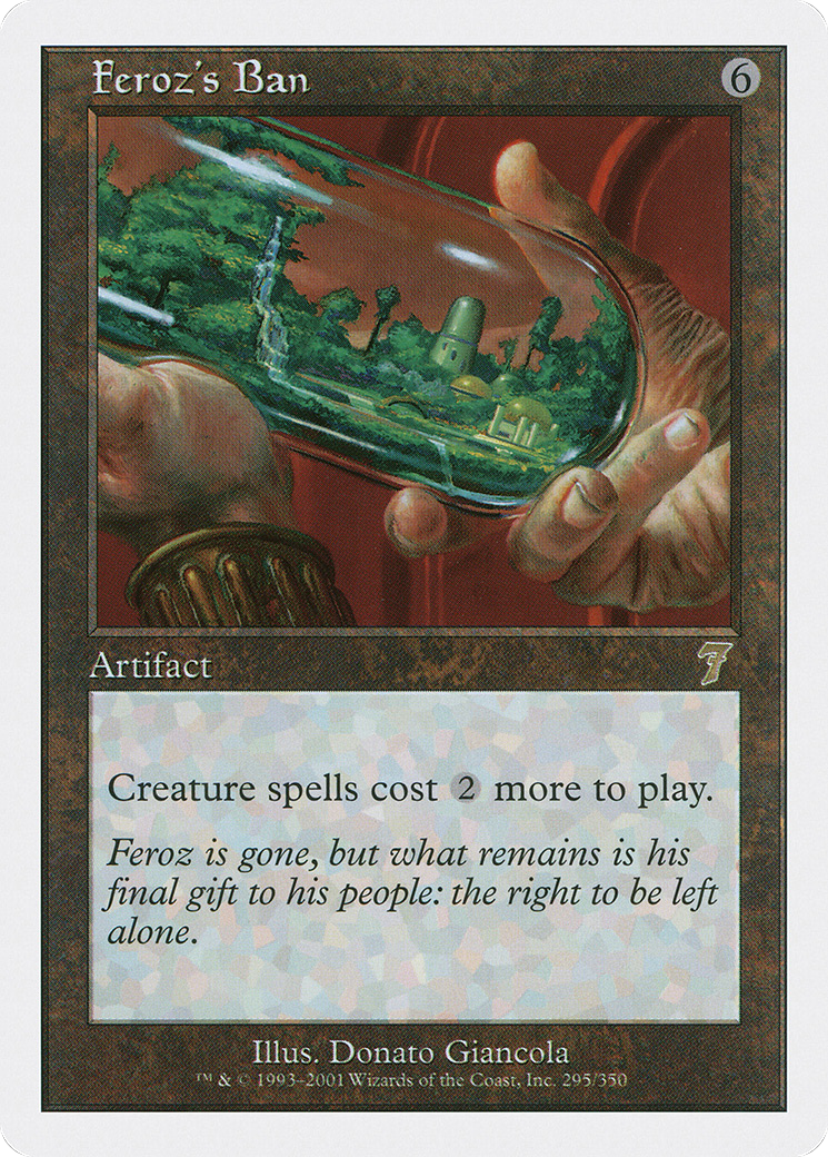 Feroz's Ban (7ED-295) - rare