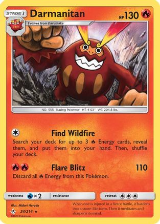 Darmanitan (024) - SUB  - Rare