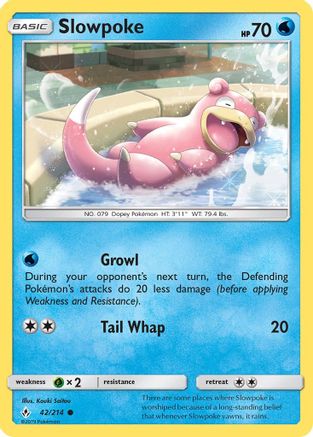 Slowpoke (042/214) - SUB  - Common