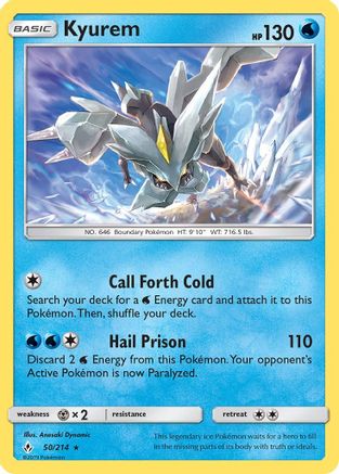 Kyurem (050/214) - SUB  - Holo Rare - Holofoil