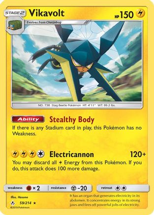 Vikavolt (059/214) - SUB  - Holo Rare - Reverse Holofoil