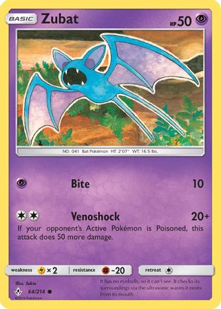 Zubat (064/214) - SUB  - Common