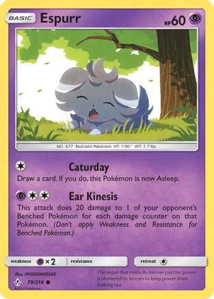 Espurr (079/214) - SUB  - Common - Reverse Holofoil