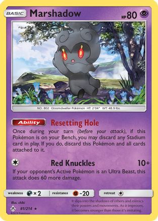 Marshadow (081/214) - SUB  - Holo Rare - Holofoil