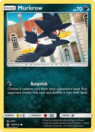 Murkrow (108/214) - SUB  - Common