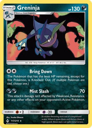 Greninja (117/214) - SUB  - Holo Rare - Holofoil