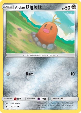Alolan Diglett (121) - SUB  - Common