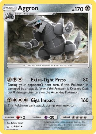 Aggron (125/214) - SUB  - Rare