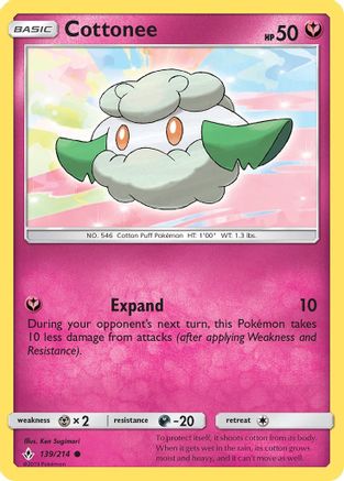 Cottonee (139/214) - SUB  - Common