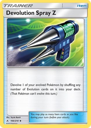 Devolution Spray Z (166/214) - SUB  - Uncommon