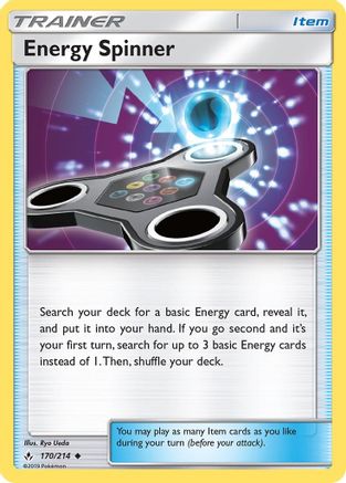 Energy Spinner (170/214) - SUB  - Uncommon - Reverse Holofoil