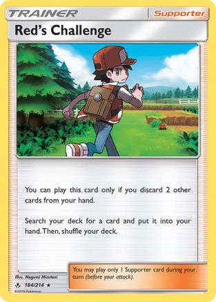 Red's Challenge (184/214) - SUB  - Holo Rare - Holofoil