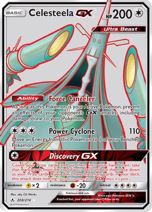 Celesteela GX (Full Art) (208) - SUB  - Ultra Rare - Holofoil