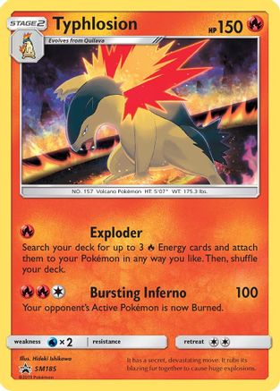 Typhlosion (SM185) - SP  - Promo - Holofoil