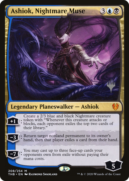 Ashiok, Nightmare Muse (PPTHB-208P) - mythic