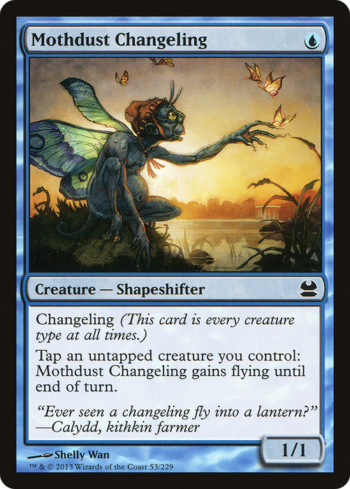 Mothdust Changeling (MMA-053) - common - Foil