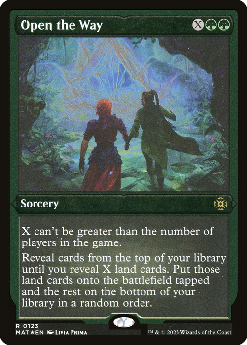Open the Way (MAT-123) - rare - Etched Foil