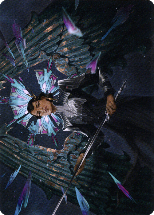 Sanctuary Warden // Sanctuary Warden (ASNC-008) - common (Borderless) - Foil