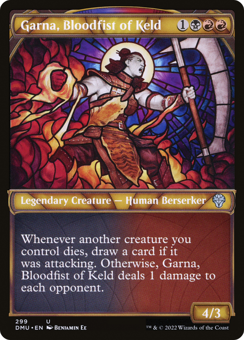 Garna, Bloodfist of Keld (DMU-299) - uncommon: (Showcase) - Foil