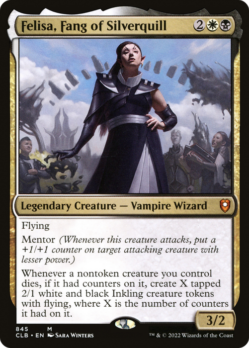 Felisa, Fang of Silverquill (CLB-845) - mythic