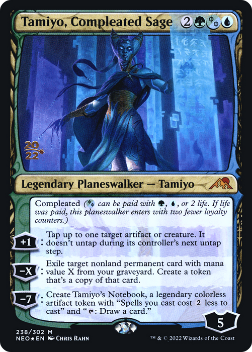 Tamiyo, Compleated Sage (PRE-238S) - mythic - Foil