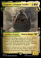 Aragorn, Company Leader (LTR-642) - rare: (Showcase)
