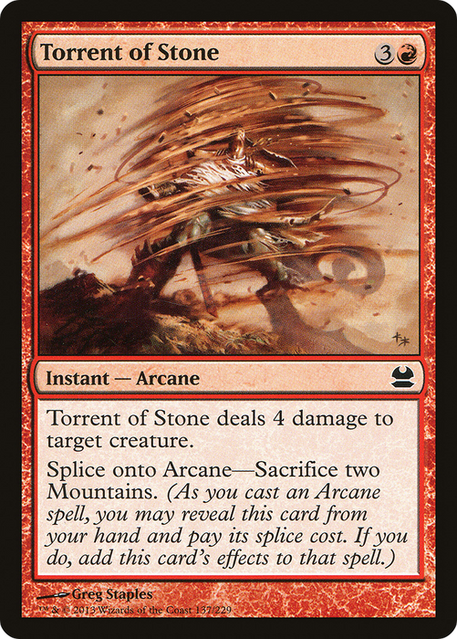 Torrent of Stone (MMA-137) - common - Foil