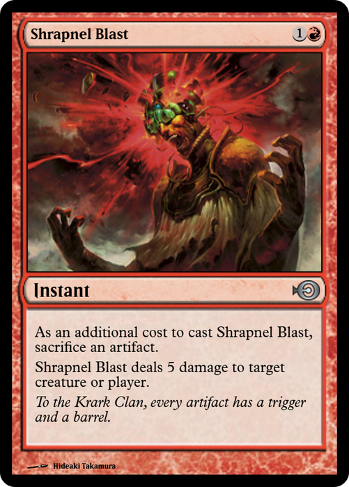 Shrapnel Blast (PRM-31443) - uncommon - Foil