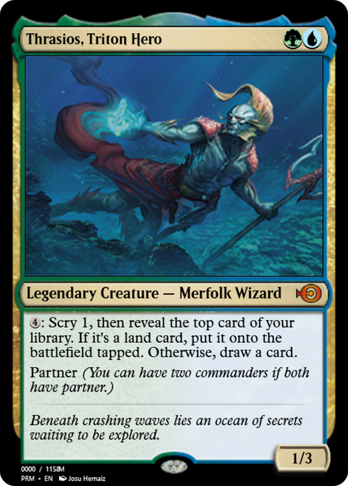 Thrasios, Triton Hero (PRM-86178) - mythic - Foil