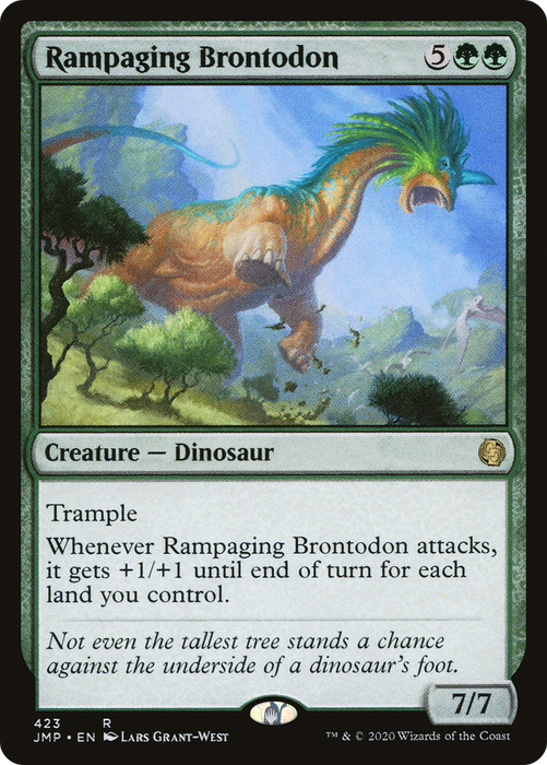 Rampaging Brontodon (JMP-423) - rare