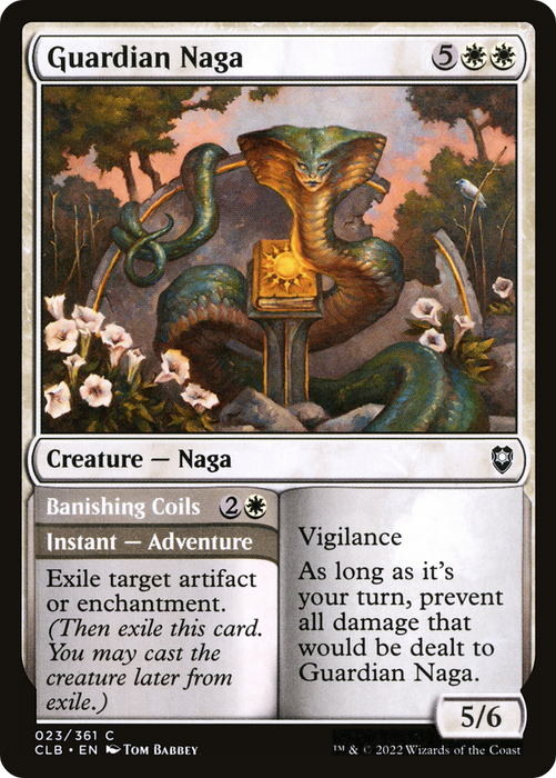 Guardian Naga // Banishing Coils (CLB-023) - common - Foil
