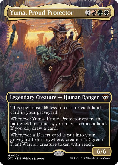 Yuma, Proud Protector (OTC-004) - mythic (Borderless)
