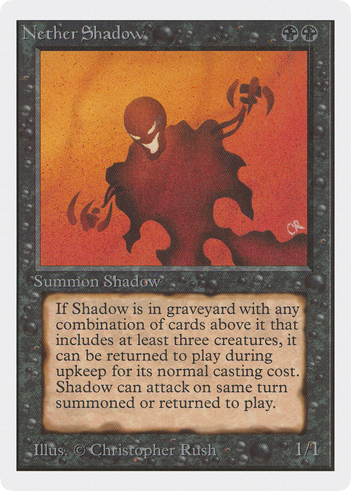 Nether Shadow (2ED-117) - rare