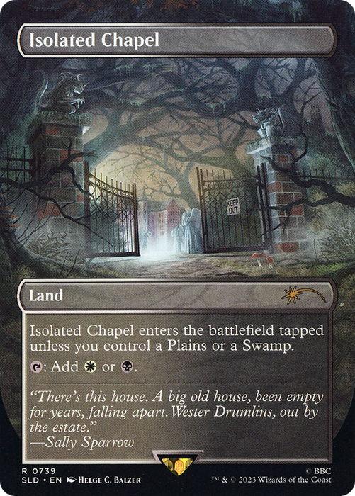 Isolated Chapel (SLD-739) - rare (Borderless) - Foil