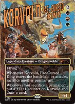 Korvold, Fae-Cursed King (SLD-1625) - mythic (Borderless) - Foil