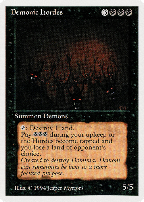 Demonic Hordes (SUM-104) - rare