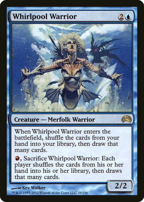 Whirlpool Warrior (PC2-029) - rare