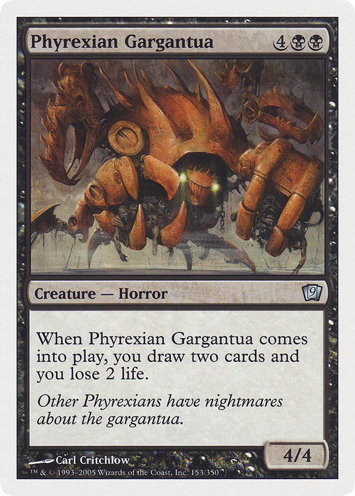 Phyrexian Gargantua (9ED-153) - uncommon