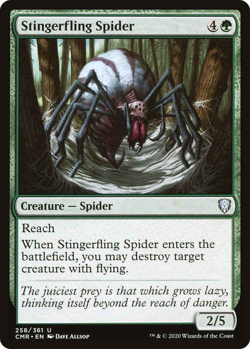 Stingerfling Spider (CMR-258) - uncommon