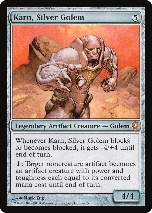 Karn, Silver Golem (V10-006) - mythic - Foil