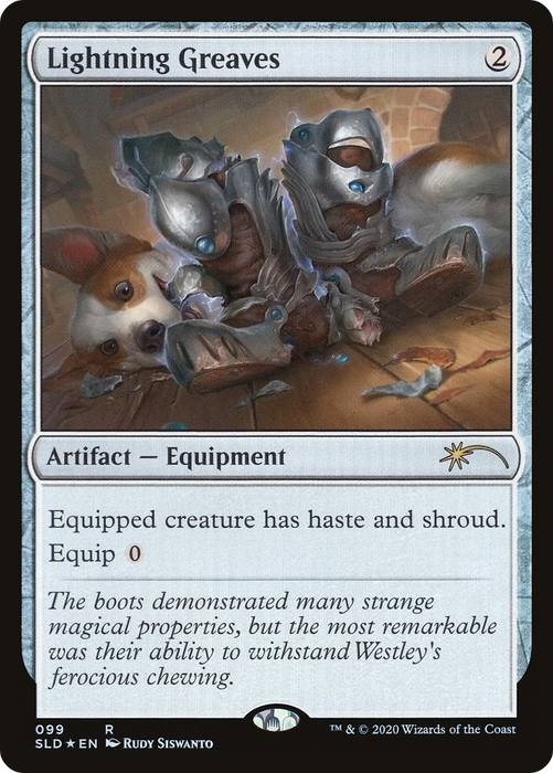 Lightning Greaves (SLD-099) - rare - Foil
