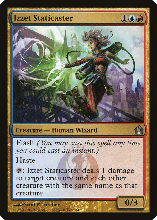 Izzet Staticaster (RTR-173) - uncommon - Foil