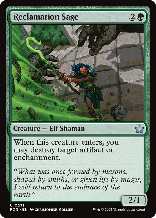Reclamation Sage (FDN-231) - uncommon - Foil