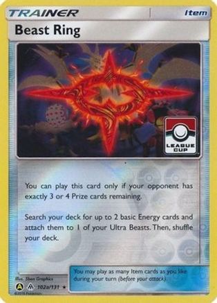 Beast Ring (102a/131) - LCC  - Promo - Reverse Holofoil
